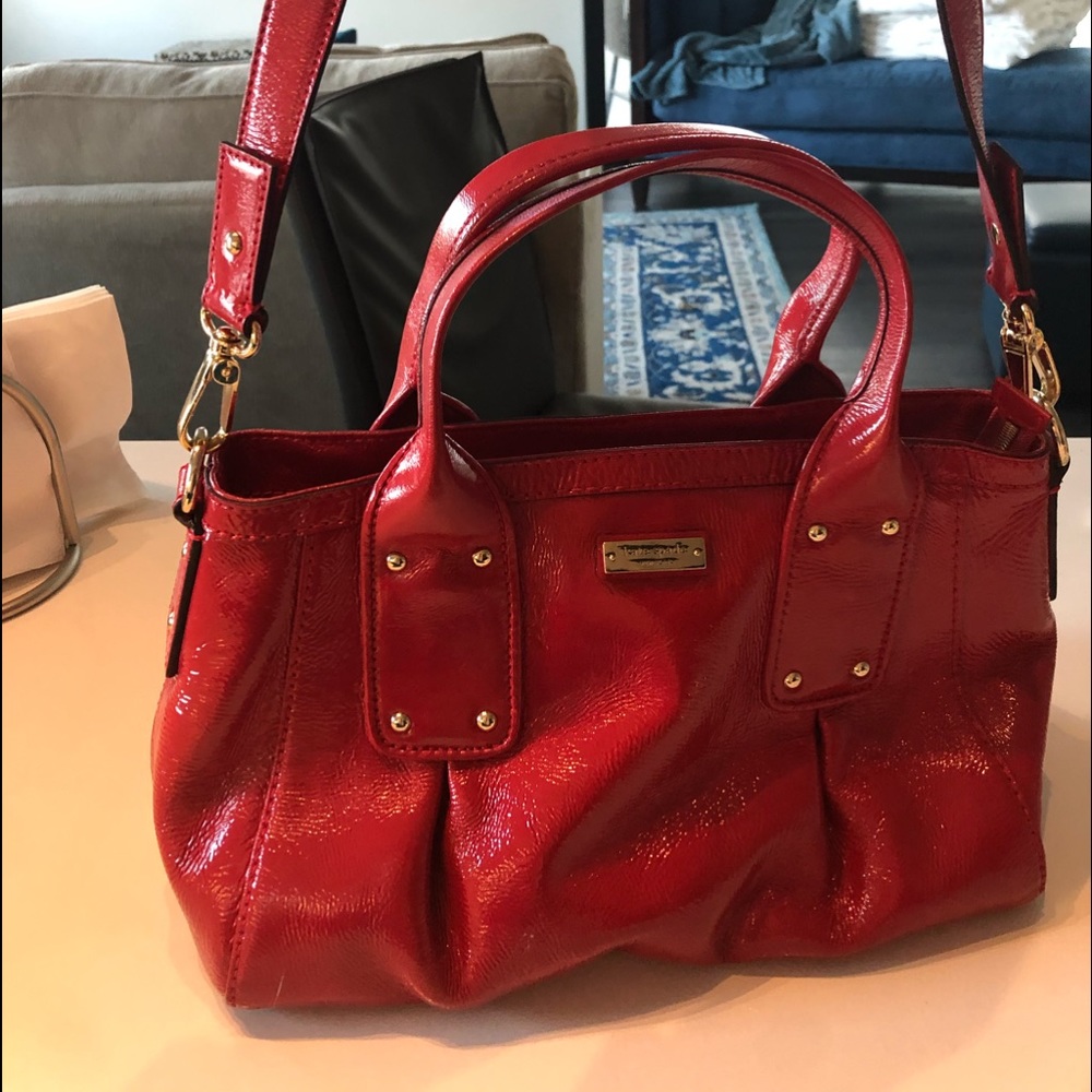 Kate Spade red Patent leather purse